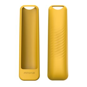   Amiko remote silicon cover Yellow, távirányitó szilikon védőtok sárga A11-es Androidos boxokhoz 