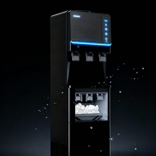 Amiko ICEMAKER-8000 vízadagoló és jégkészítő gép, fekete