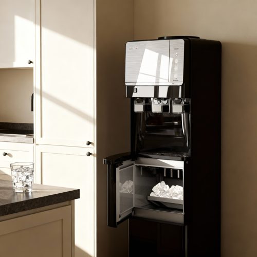 Amiko ICEMAKER-8000 vízadagoló és jégkészítő gép, fekete