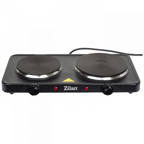 Zilan ZLN2181 (ZLN2180/BK) Elektromos tűzhely, 2 lapos - 15,5/18,5 cm, 2500 W, fekete