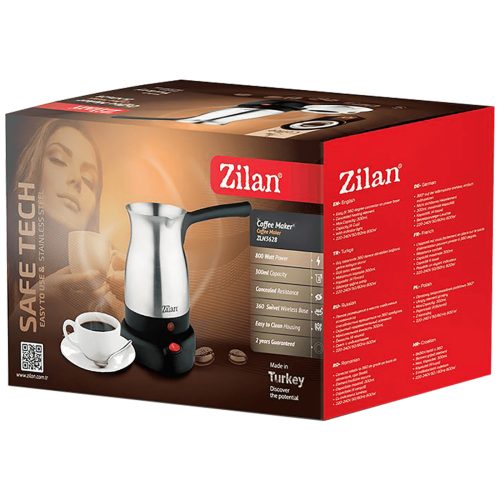 Zilan ZLN3628 Kávéfőző, 800W, 0,3 liter, INOX