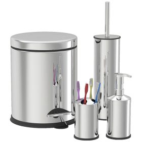 Zilan ZLN4605 Fürdőszoba készlet, 4 darabos, INOX