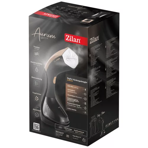 Zilan ZLN4254 Gőzölős vasaló függőleges vasaláshoz, 1500 W, Aurum Touch