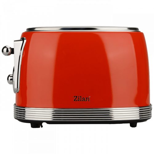 Zilan ZLN7040 Retro kenyérpirító - 850W - piros