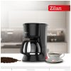 Zilan Kávéfőző, filteres, 800W, 1,25L, fekete - ZLN3208