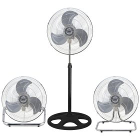   Zilan ZLN3840 Ventilátor, 3 az 1-ben, álló/asztali/álló, 55W