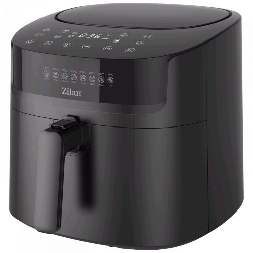 Zilan ZLN7999 Forrólevegős sütő, digitális, 1800W, 6,5 L - fekete