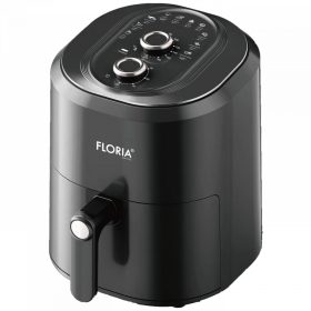   Floria ZLN8009 Forrólevegős sütő, air fryer, 1360W, 6L - fekete