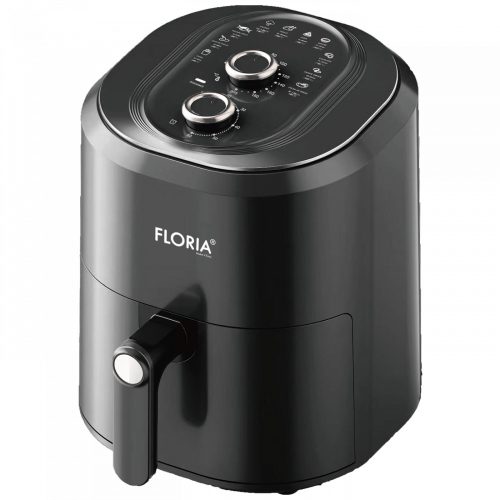 Floria Forrólevegős sütő, air fryer, 1360W, 6L - fekete - ZLN8009