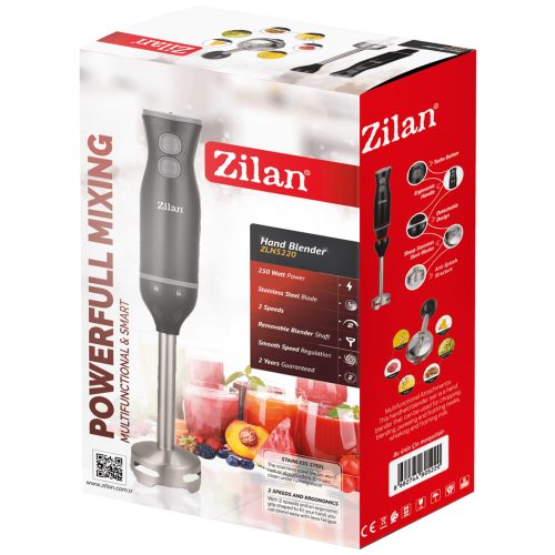 Zilan ZLN5220 Turmixgép, kézi, 250W, fém