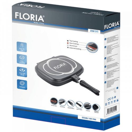 Floria ZLN7019 Dupla serpenyő, Tapadásmentes, 34 cm