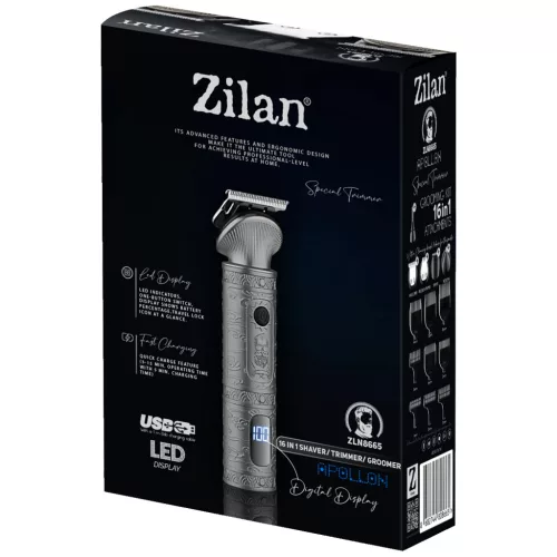 Zilan ZLN8665 Apollon Hajvágó, borotva, trimmelő, 16 az 1-ben