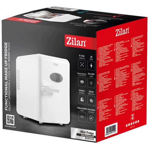 Zilan ZLN1153 Mini Hűtőszekrény, hordozható ,4L, 12v/220V