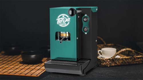 Macchina Caffé TODA ESE 44 mm párnás kávéfőző (zöld) – AJÁNDÉK 200 db prémium kávépárnával!