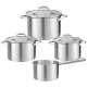Zilan ZLN1344 Edénykészlet, rozsdamentes acél, 7 darabos