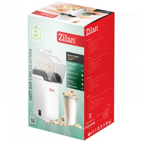 Zilan ZLN8044 Popcorn készítő - 1200W - fehér