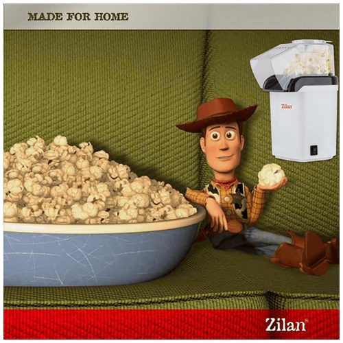 Zilan ZLN8044 Popcorn készítő - 1200W - fehér