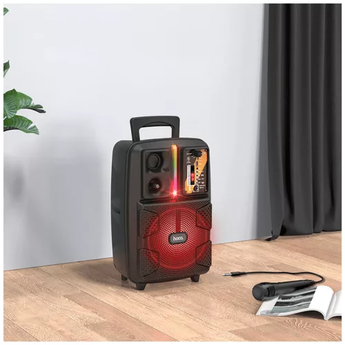  HOCO BS37 Vezeték nélküli hangszóró mikrofonnal, Bluetooth, 10 W, FM, USB, AUX