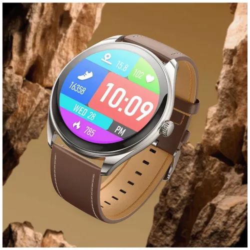 HOCO Y22 Okosóra, 1,43" AMOLED, Bluetooth, IP67, ezüst