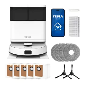   TESLA RoboStar iQ900 Ultra robotporszívó felmosóval, automatikus tisztítás és töltés