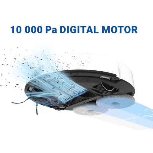 TESLA RoboStar iQ900 Ultra robotporszívó felmosóval, automatikus tisztítás és töltés