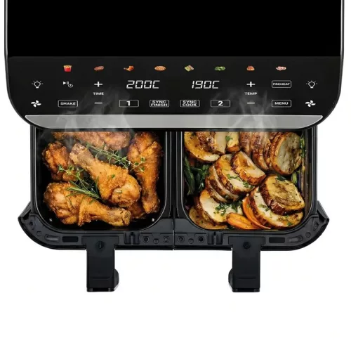 TESLA AirCook Dualheat QD464 XXL dupla forrólevegős fritőz