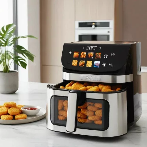 TESLA AirCook DualHeat QD73 XXL forrólevegős fritőz