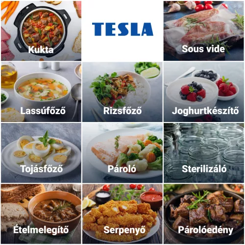 TESLA EliteCook K70 Ultra multifunkcionális elektromos gyorsfőző kukta