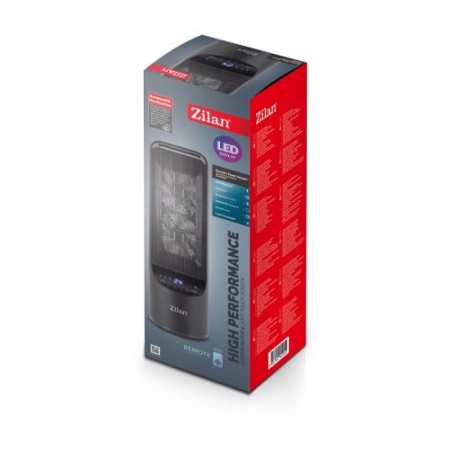 Zilan ZLN2052 Kerámia betétes fűtőtest, fekete, álló, 2000 W 