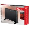 Zilan ZLN2044 elektromos konvektor, fűtőtest, fekete, 1250W/2000W