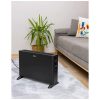 Zilan ZLN2044 elektromos konvektor, fűtőtest, fekete, 1250W/2000W