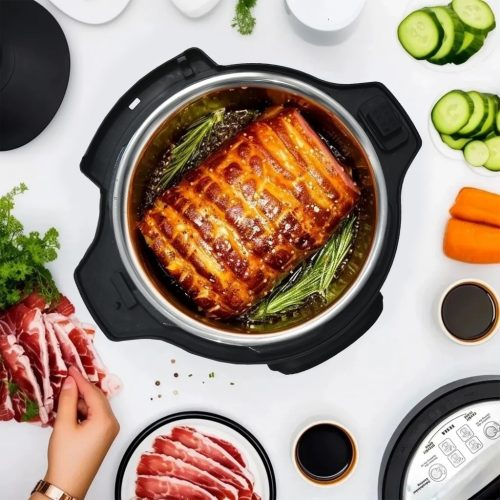 TESLA EliteCook K70 WIFI DUO - multifunkcionális elektromos kukta és forrólevegős fritőz