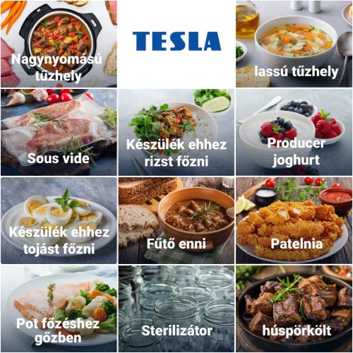 TESLA EliteCook K70 WIFI multifunkcionális elektromos gyorsfőző kukta