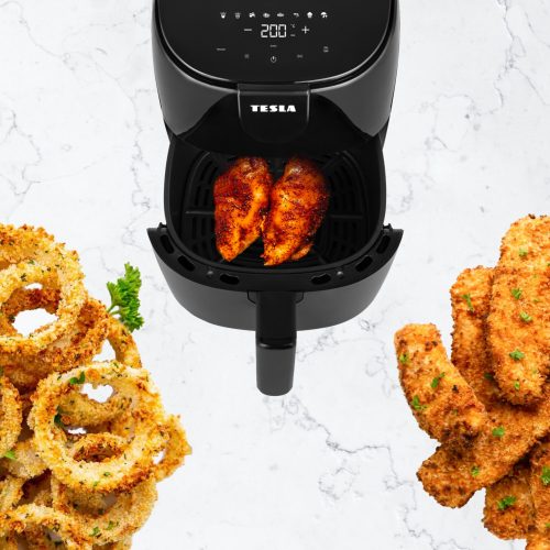 TESLA AirCook Q40 HOT Air Fryer (forrólevegős sütő) FEKETE