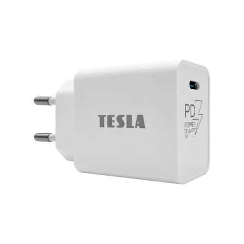 TESLA Power Charger T100 20W (fehér) - gyorstöltő