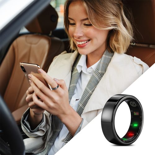 TESLA Ring G55 Okosgyűrű (size6) Fekete