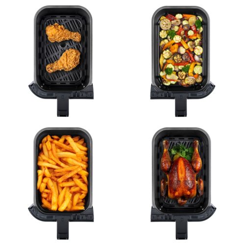 TESLA AirCook Q460 XXL DualZone dupla forró levegős sütő