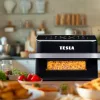 MINTATERMI - TESLA AirCook Q570 XXL FlexiZone dupla forrólevegős fritőz