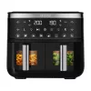 MINTATERMI - TESLA Aircook Q450 XXL DualZone digitális forrólevegő sütő, 7,6L