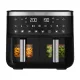 MINTATERMI - TESLA Aircook Q450 XXL DualZone digitális forrólevegő sütő, 7,6L