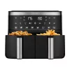 MINTATERMI - TESLA Aircook Q450 XXL DualZone digitális forrólevegő sütő, 7,6L