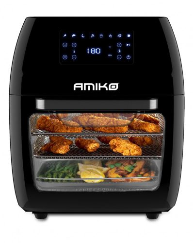 Amiko A80 WIFI forrólevegős sütő és grill, 1700W, 12 liter