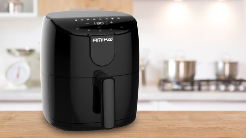 Amiko A50 Digital Airfryer multifunkciós digitális forrólevegős sütő, 1500W, 4L - fekete