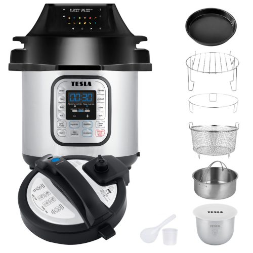 TESLA EliteCook K70 WIFI DUO - multifunkcionális elektromos kukta és forrólevegős fritőz