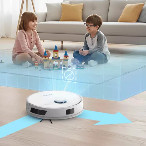 HASZNÁLT - TESLA RoboStar iQ660 Intelligens robotporszívó, lézer navigáció 2in1 (fehér), 13000 Pa