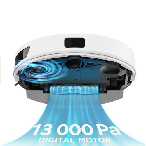 TESLA RoboStar iQ660 Intelligens robotporszívó, lézer navigáció 2in1 (fehér), 13000 Pa