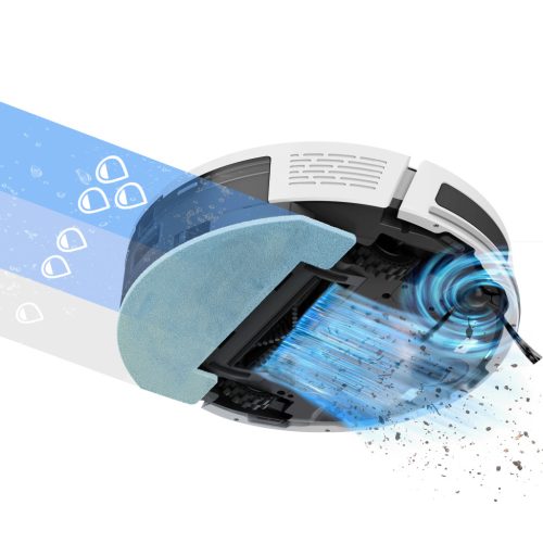 TESLA RoboStar iQ660 Intelligens robotporszívó, lézer navigáció 2in1 (fehér), 13000 Pa