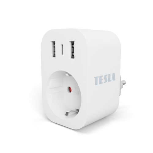  TESLA Smart Plug SP300 3USB - okos konnektor (2+1USB) - megújult csomagolásban