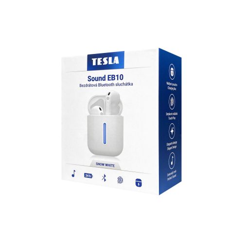 TESLA Sound EB10 Bluethooth (fehér) - fülhallgató 