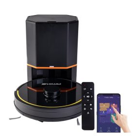   Amiko RV1000 Intelligens robotporszívó UV sterilizáló, öntisztító, 3L porgyűjtő tartály, lézer navigáció, Wi-Fi vezérlés, 5000 Pa szívóerő